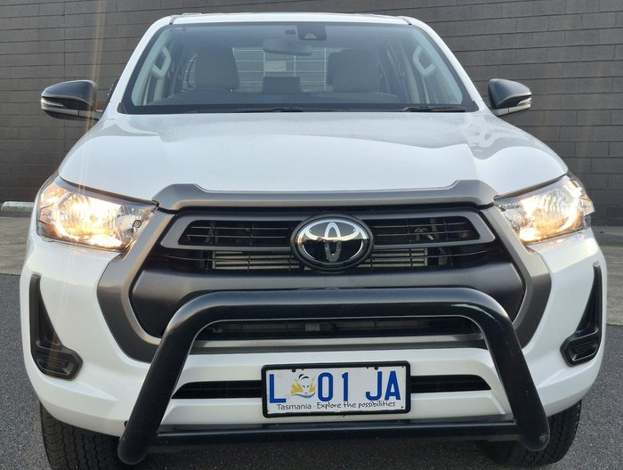 2023 Toyota Hilux SR GUN126R 4X4 Dual Range Glacier White