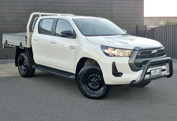 2023 Toyota Hilux SR GUN126R 4X4 Dual Range Glacier White