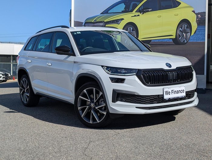 2024 SKODA Kodiaq Sportline NS MY24 4X4 Moon White