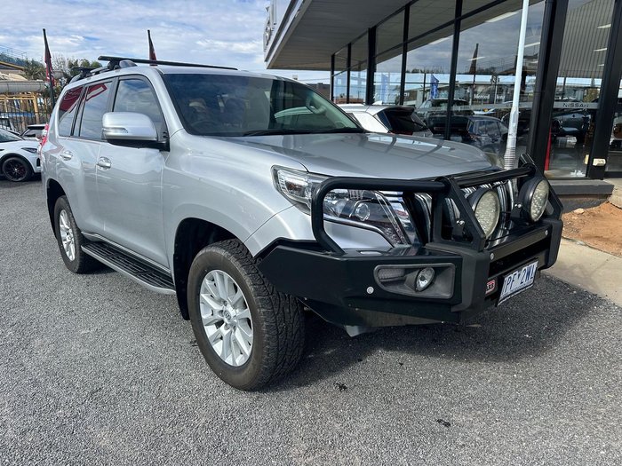 2014 Toyota Landcruiser Prado VX KDJ150R MY14 4X4 Dual Range Silver Pearl