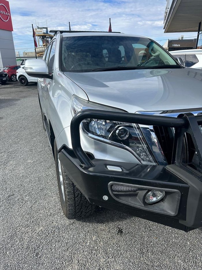 2014 Toyota Landcruiser Prado VX KDJ150R MY14 4X4 Dual Range Silver Pearl