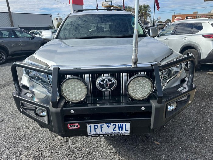 2014 Toyota Landcruiser Prado VX KDJ150R MY14 4X4 Dual Range Silver Pearl