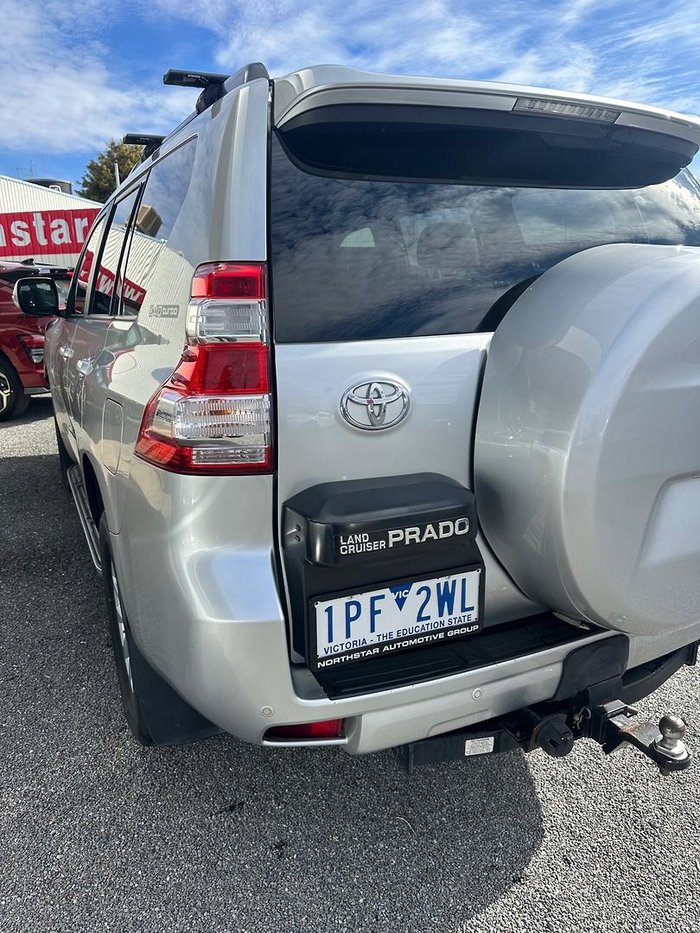 2014 Toyota Landcruiser Prado VX KDJ150R MY14 4X4 Dual Range Silver Pearl