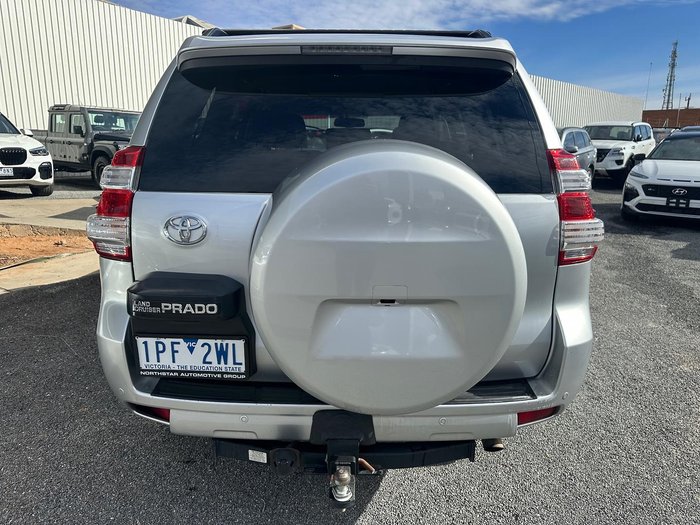 2014 Toyota Landcruiser Prado VX KDJ150R MY14 4X4 Dual Range Silver Pearl