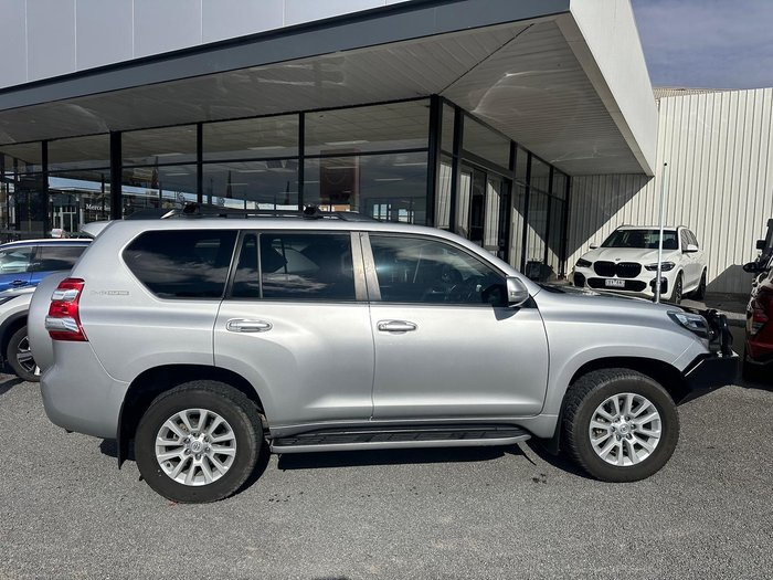 2014 Toyota Landcruiser Prado VX KDJ150R MY14 4X4 Dual Range Silver Pearl