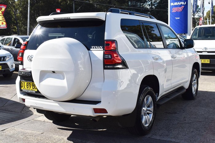 2023 Toyota Landcruiser Prado GXL GDJ150R 4X4 Dual Range Glacier White