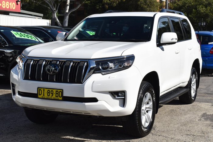 2023 Toyota Landcruiser Prado GXL GDJ150R 4X4 Dual Range Glacier White