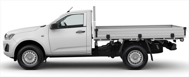 2025 ISUZU D-MAX SX D-MAX MY24 4x4 SINGLE Cab Chassis SX 3.0L AT Mineral White