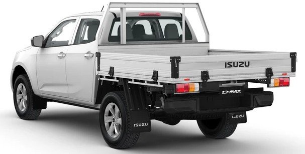 2025 ISUZU D-MAX LSM D-MAX MY24 4x4 CREW Cab Chassis LSM 3.0L AT Mineral White