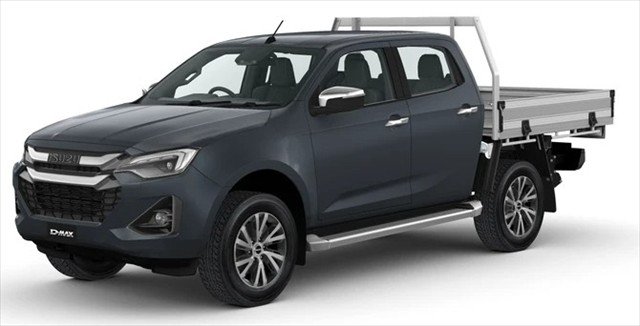 2025 ISUZU D-MAX LSU D-MAX MY24 4x4 CREW Cab Chassis LSU 3.0L AT Obsidian Grey Mica