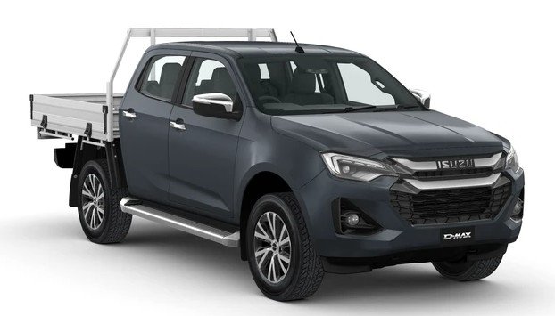 2025 ISUZU D-MAX LSU D-MAX MY24 4x4 CREW Cab Chassis LSU 3.0L AT Obsidian Grey Mica