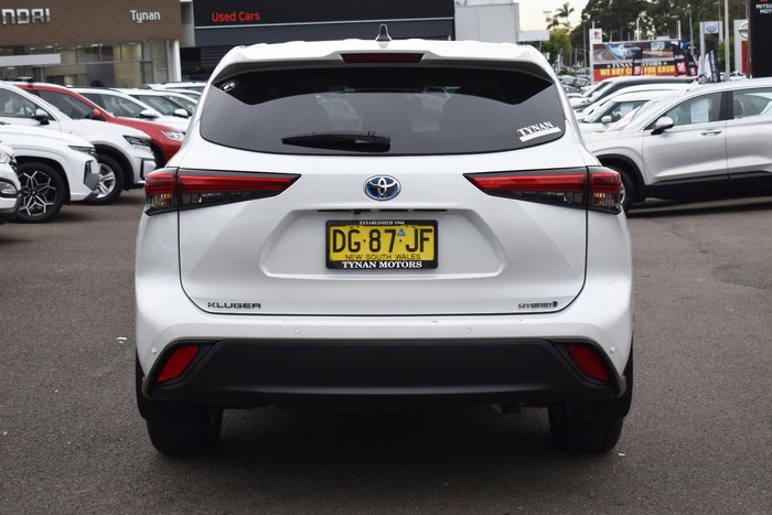 2022 Toyota Kluger GX AXUH78R 4X4 On Demand Frosted White