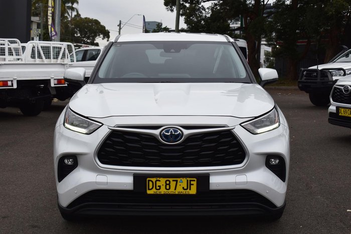 2022 Toyota Kluger GX AXUH78R 4X4 On Demand Frosted White
