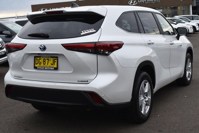 2022 Toyota Kluger GX AXUH78R 4X4 On Demand Frosted White