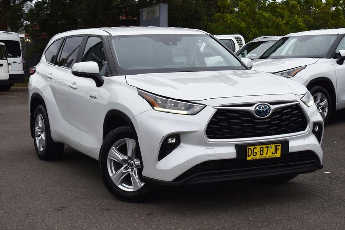2022 Toyota Kluger GX AXUH78R 4X4 On Demand Frosted White