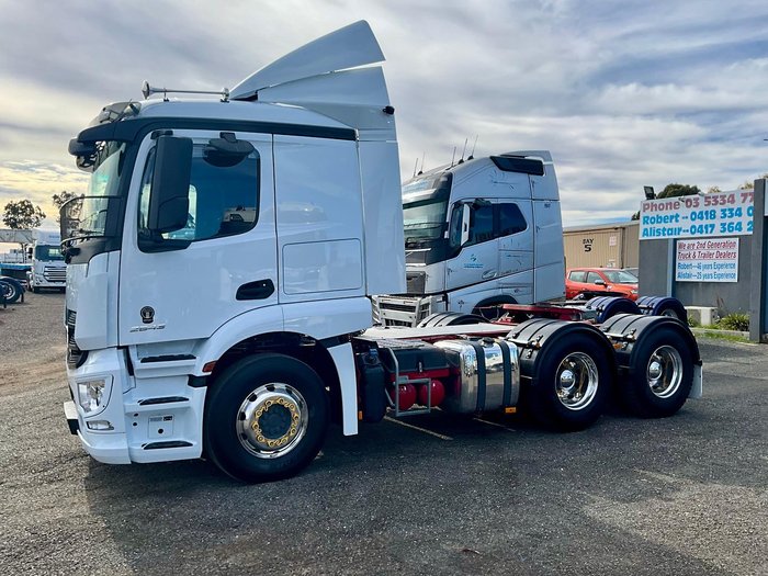 2021 Mercedes Benz 2643 Sleeper Xlocks 635000 Klm Rwc $108500+Gst MERCEDES BENZ 2646 SLEEPER WHITE