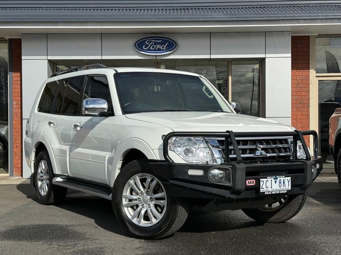 2020 Mitsubishi Pajero GLS NX MY20 4X4 Dual Range White