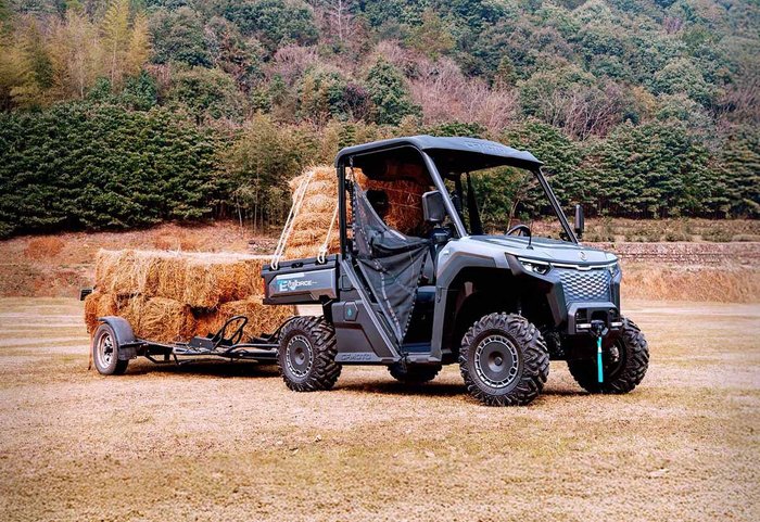 2025 CFMOTO U6 EV Metallic Grey