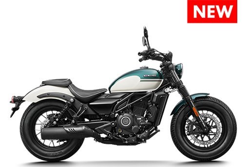 2025 CFMOTO 500SR VOOM Zephyr Blue or Nebula White