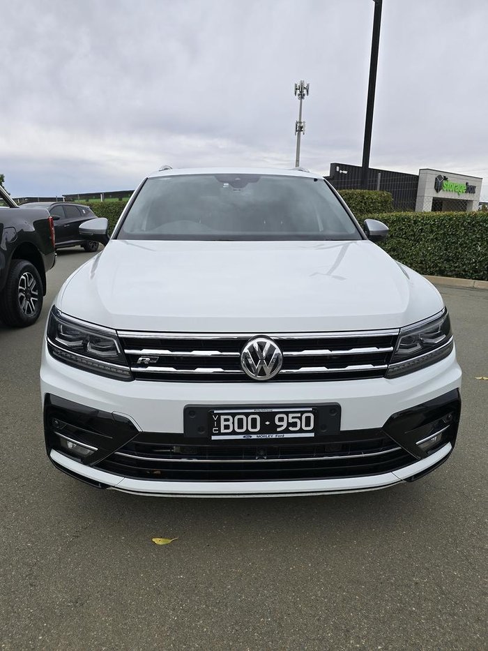 2021 Volkswagen Tiguan 162TSI R-Line Allspace 5N MY22 Four Wheel Drive Pure White