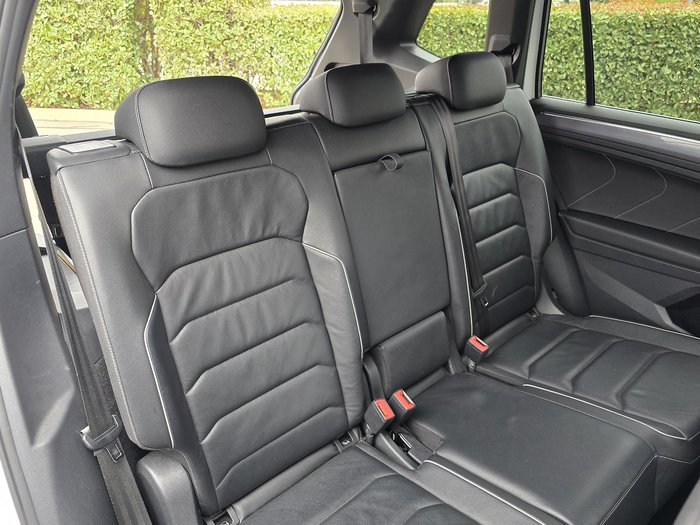 2021 Volkswagen Tiguan 162TSI R-Line Allspace 5N MY22 Four Wheel Drive Pure White