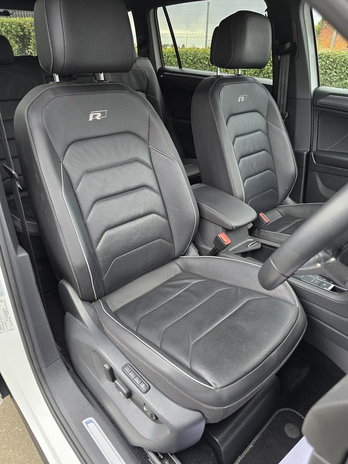 2021 Volkswagen Tiguan 162TSI R-Line Allspace 5N MY22 Four Wheel Drive Pure White