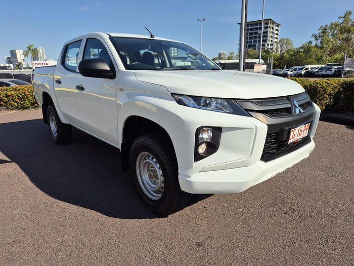 2020 Mitsubishi Triton GLX ADAS MR MY21 4X4 Dual Range White