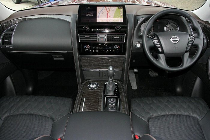 2025 Nissan Patrol Ti Y62 MY25 4X4 Dual Range Black Obsidian