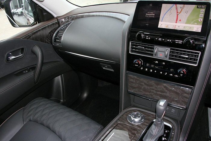 2025 Nissan Patrol Ti Y62 MY25 4X4 Dual Range Black Obsidian