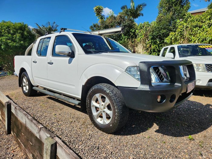 2014 Nissan Navara ST D40 Series 6 4X4 Dual Range WHITE