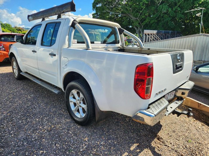 2014 Nissan Navara ST D40 Series 6 4X4 Dual Range WHITE