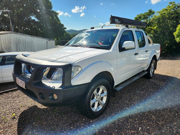 2014 Nissan Navara ST D40 Series 6 4X4 Dual Range WHITE
