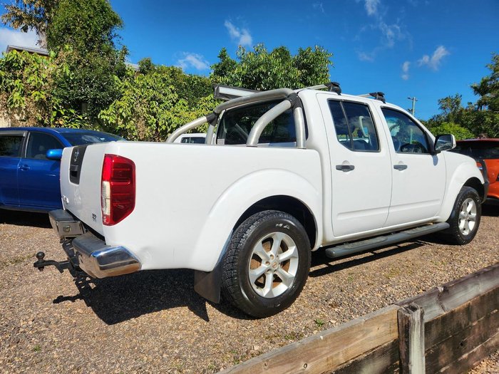 2014 Nissan Navara ST D40 Series 6 4X4 Dual Range WHITE