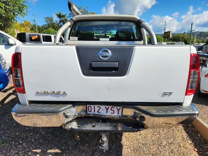 2014 Nissan Navara ST D40 Series 6 4X4 Dual Range WHITE