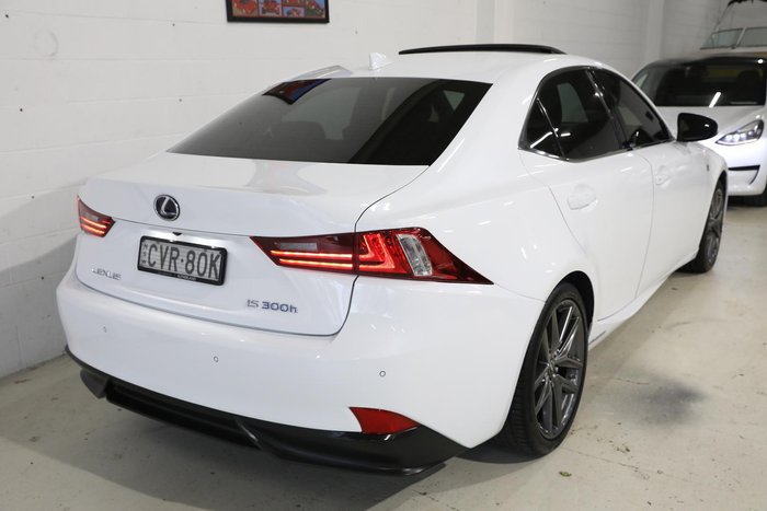 2014 Lexus IS 300h F Sport AVE30R White Pearl