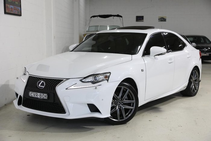 2014 Lexus IS 300h F Sport AVE30R White Pearl