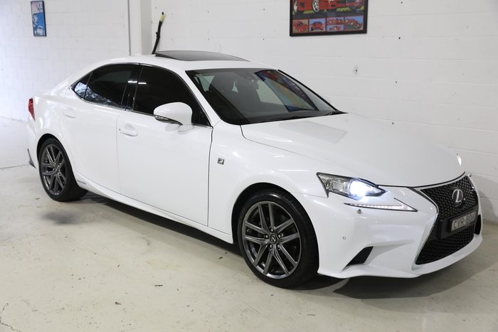 2014 Lexus IS 300h F Sport AVE30R White Pearl