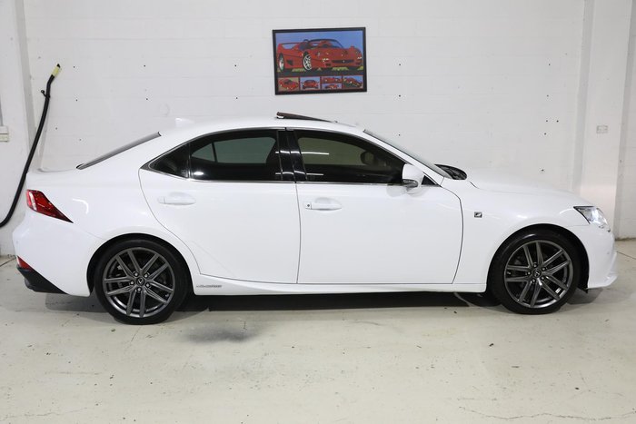 2014 Lexus IS 300h F Sport AVE30R White Pearl