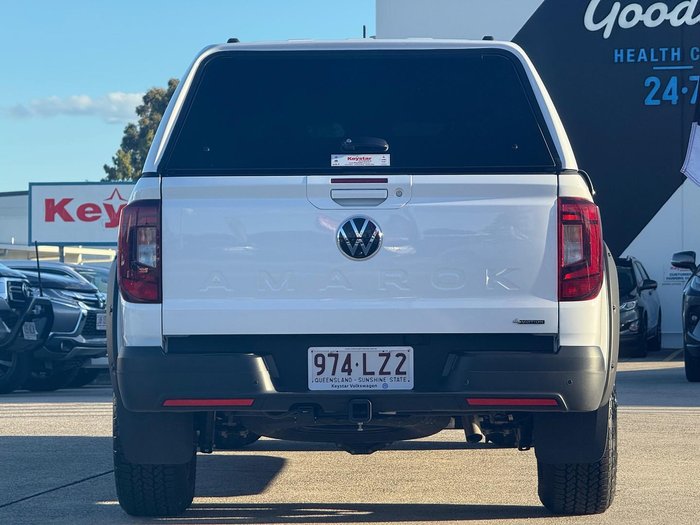 2023 Volkswagen Amarok TDI500 Life NF MY23 4X4 Dual Range Clear White