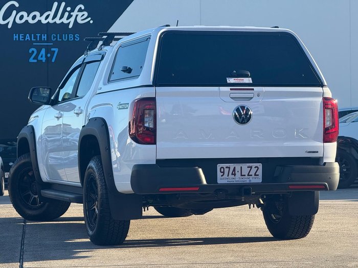 2023 Volkswagen Amarok TDI500 Life NF MY23 4X4 Dual Range Clear White
