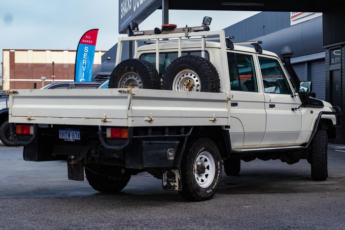 2018 Toyota Landcruiser Workmate VDJ79R 4X4 Dual Range French Vanilla