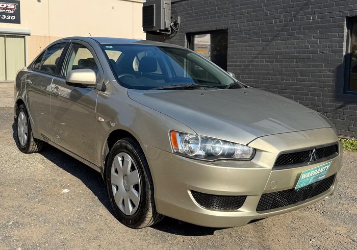 2010 Mitsubishi Lancer ES CJ MY10 Champagne