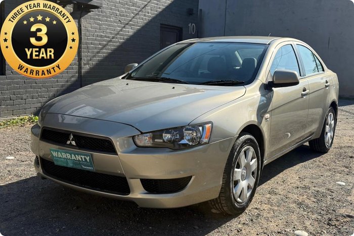 2010 Mitsubishi Lancer ES CJ MY10 Champagne