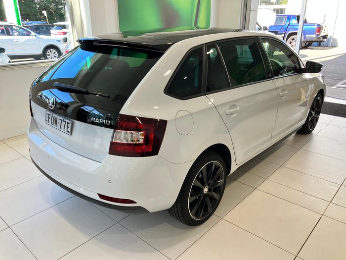 2016 SKODA Rapid Monte Carlo NH MY16 Moon White