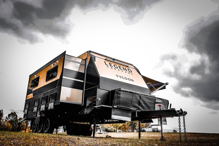 2025 Legend Caravans Tycoon Slider 28Ft - Triaxle - Family Van 2-Bunk