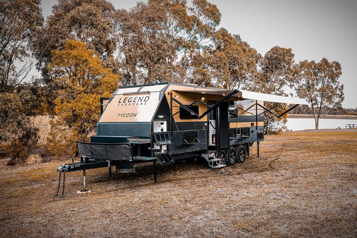 2025 Legend Caravans Tycoon Slider 27Ft - Triaxle - Family 2-Bunk Was $240 000