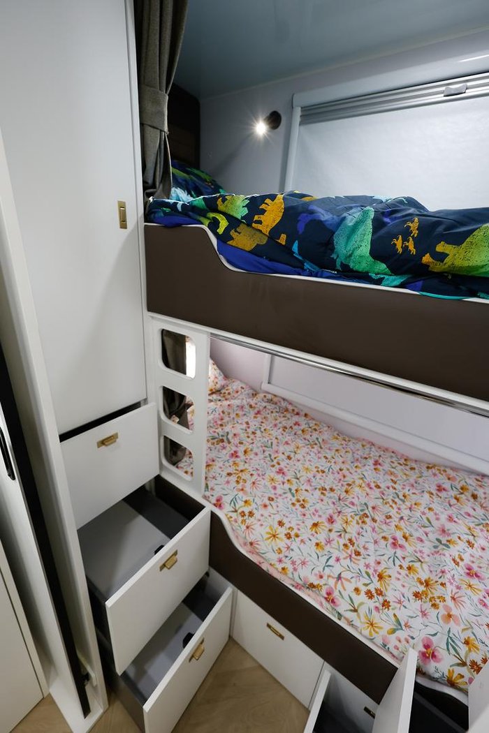 2025 Legend Caravans Tycoon Slider 28Ft - Triaxle - Family Van 2-Bunk