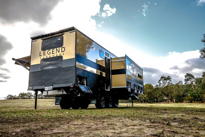 2025 Legend Caravans Tycoon Slider 27Ft - Triaxle - Family 2-Bunk Was $240 000
