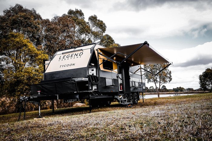 2025 Legend Caravans Tycoon Slider 28Ft - Triaxle - Family Van 2-Bunk