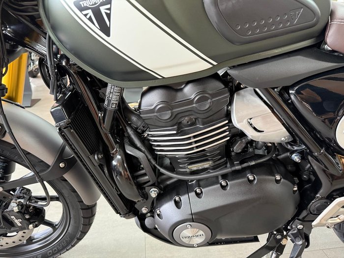 2024 Triumph Scrambler 400 X Scrambler Green
